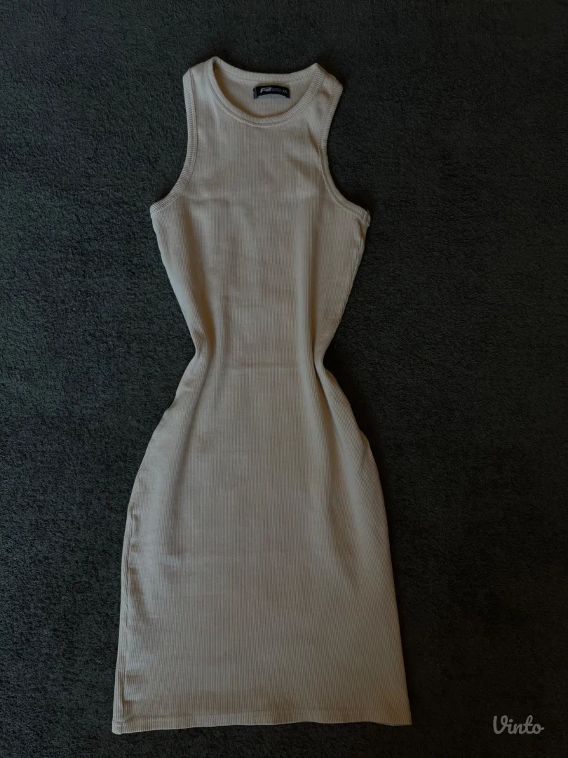 Krem uska haljina New Yorker – XS