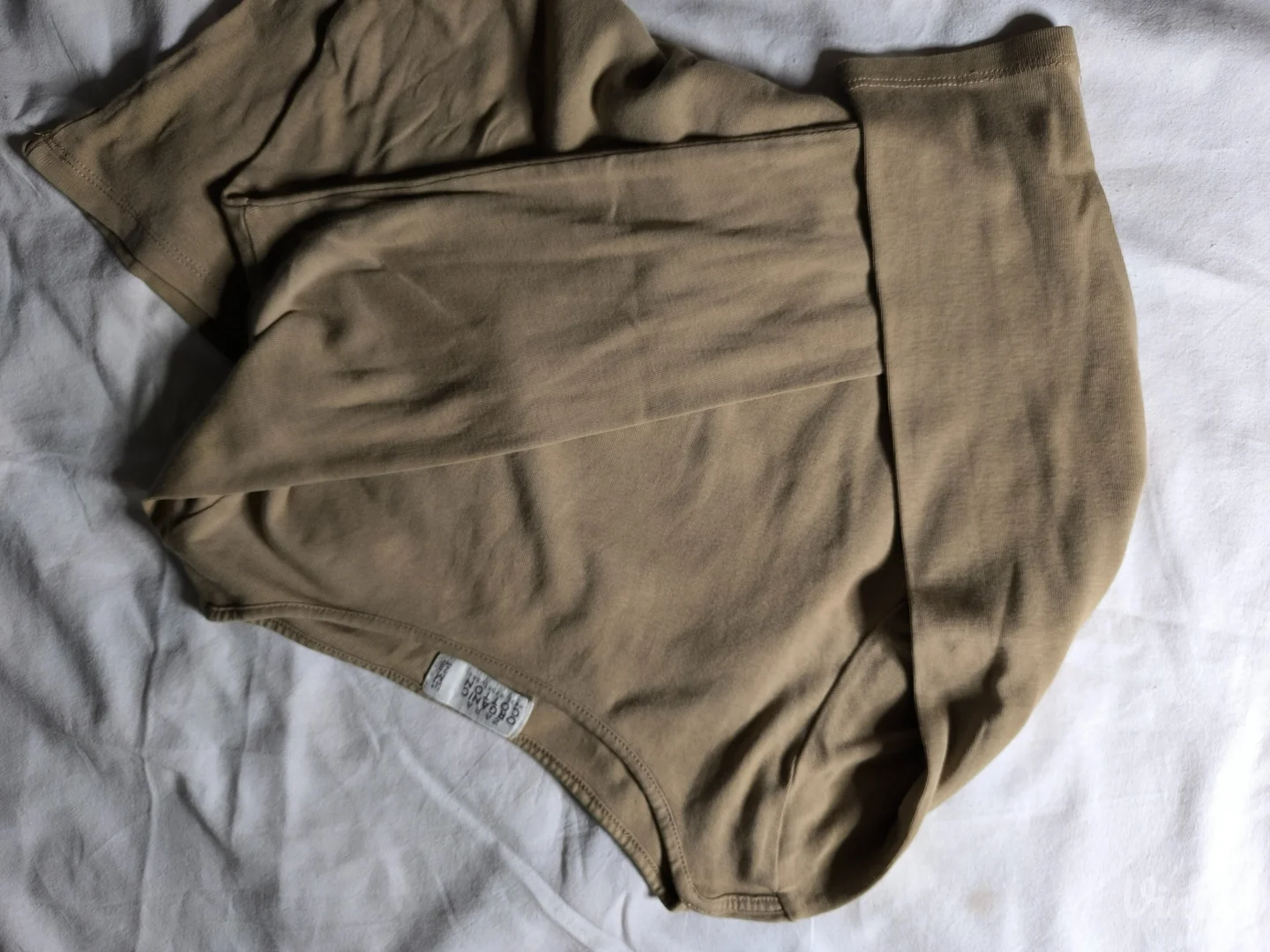 Zara bež pamučna majica 3/4 rukavi