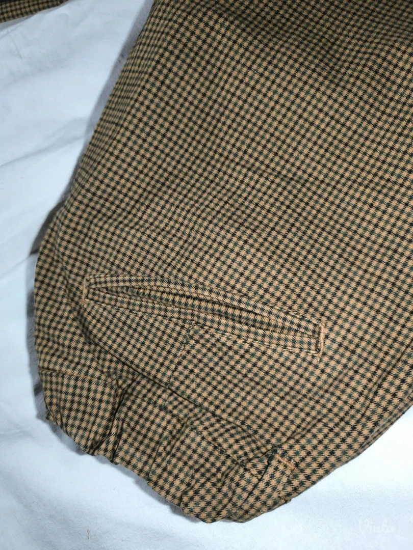 Karirane baggy pantalone