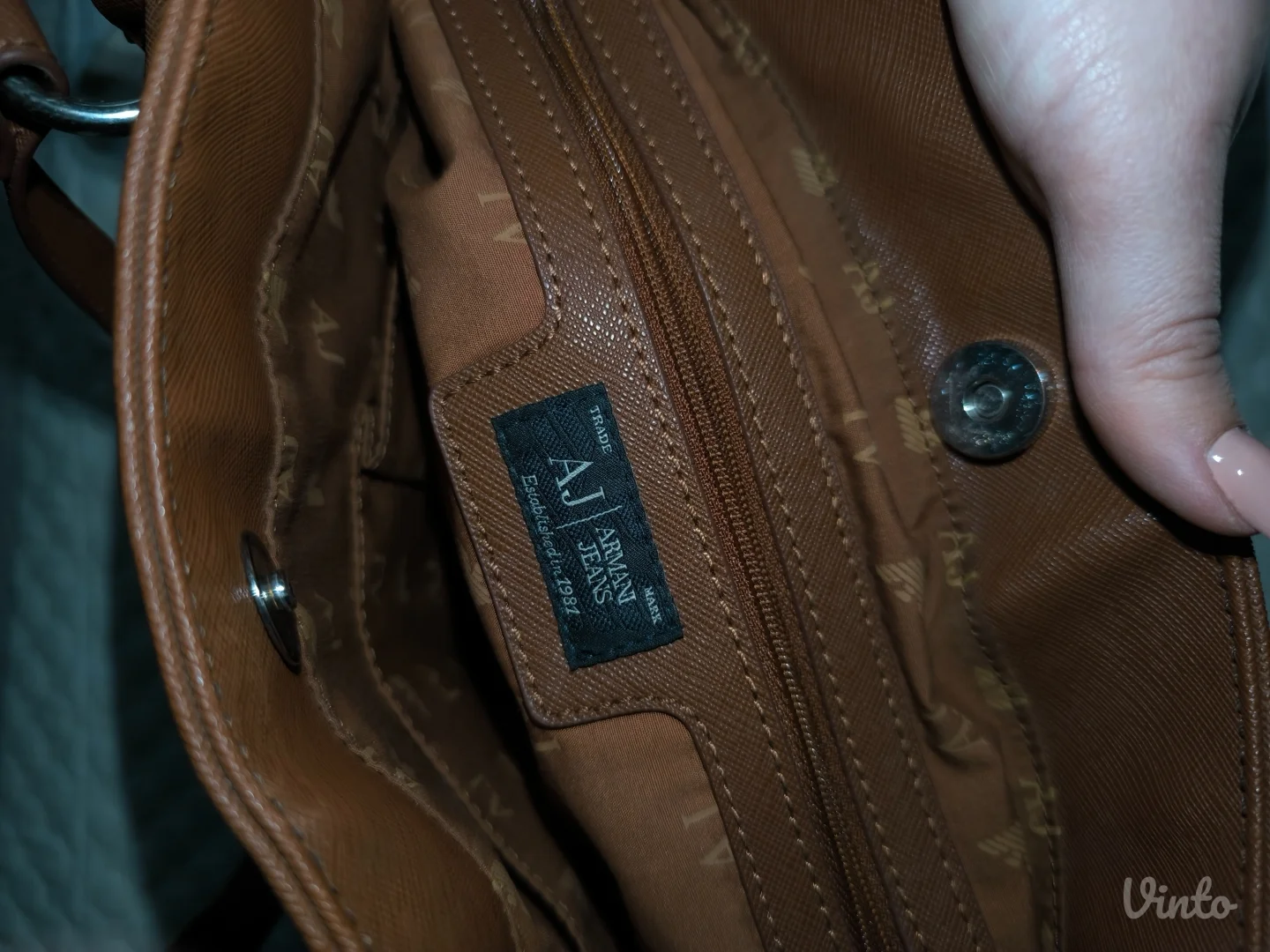 Original Armani veća braon torba