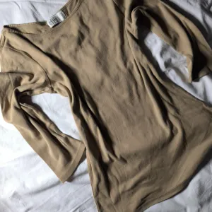 Zara bež pamučna majica 3/4 rukavi