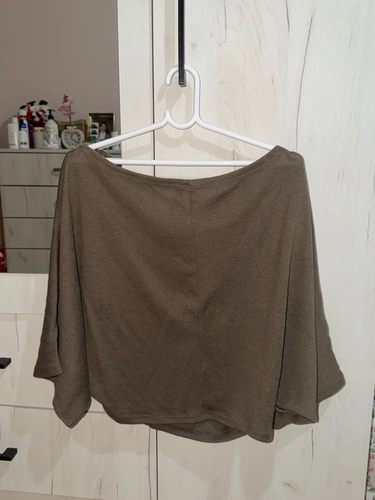 H&M džemper/ pončo braon boje