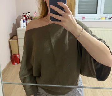 H&M džemper/ pončo braon boje