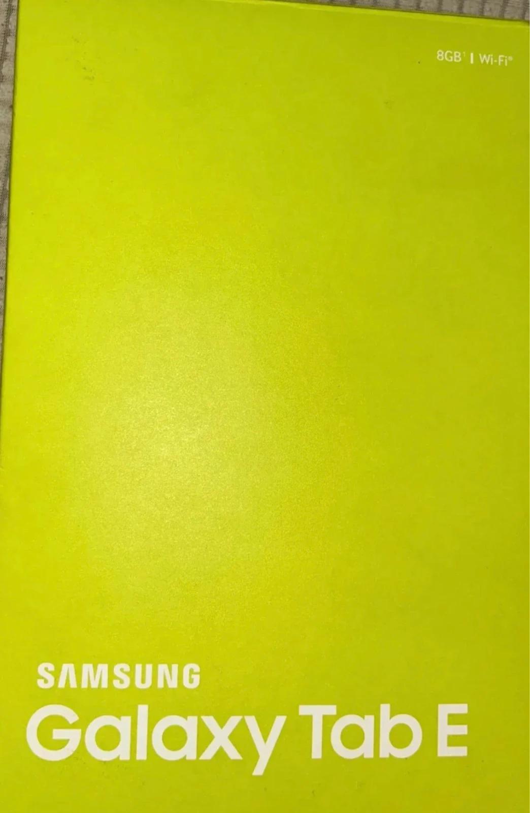Samsung galaxy tab E