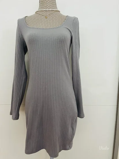 H&M steukirana teikotažna haljina S/M vel