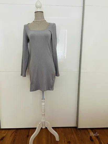 H&M steukirana teikotažna haljina S/M vel