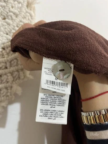 NOVO haljina od LANA i VISKOZE M vel