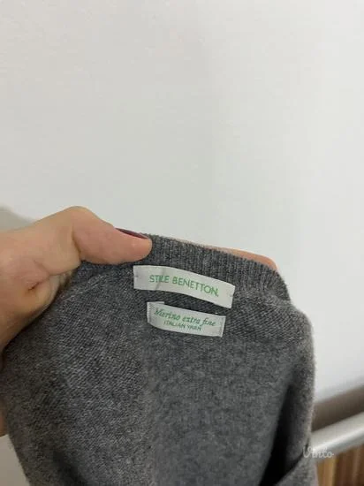 Benetton haljina od 100% EKSTRA FINE MERINO VUNE