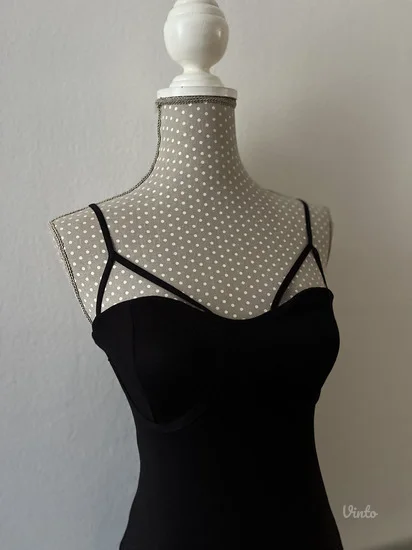 Zara crna mini haljina M vel