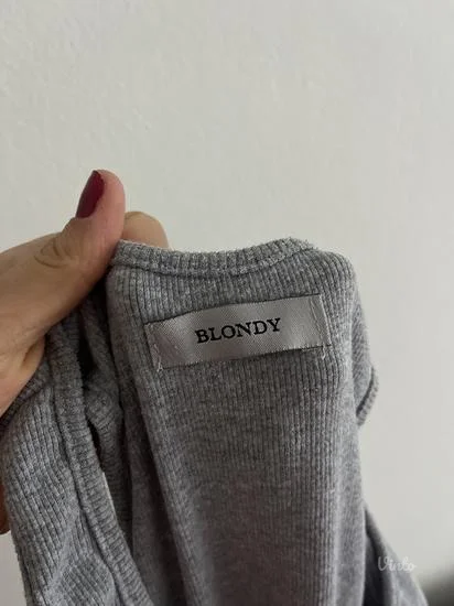 Blondy trikotažna haljina strukirana vel S/M