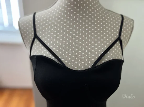 Zara crna mini haljina M vel