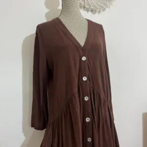 NOVO haljina od LANA i VISKOZE M vel