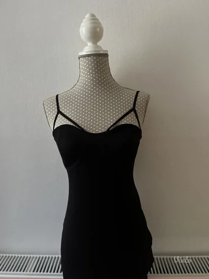 Zara crna mini haljina M vel