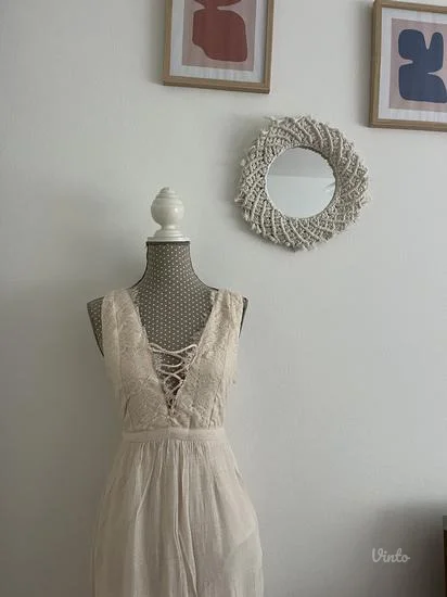 NOVO duga maksi haljina sa ČIPKOM S vel