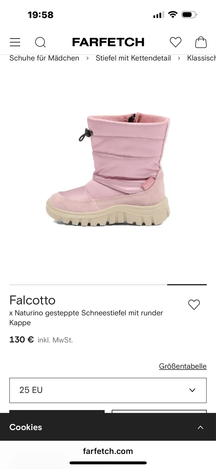 NATURINO~FALCOTTO vodootporne čizme 25