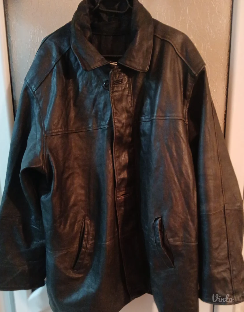 Kožni mantil unisex