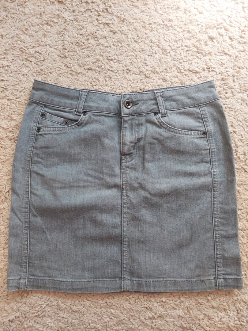 Mexx siva teksas mini suknja M