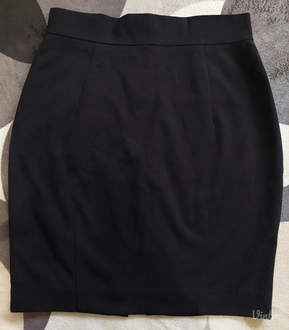 H&M crna pencil suknja 38