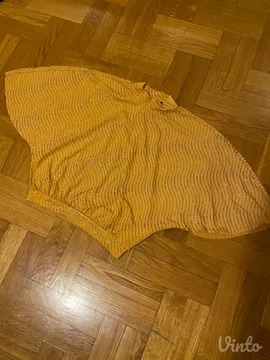 Reserved žuta svečana bluza sa šljokicama / lureksom