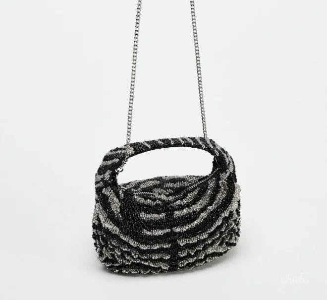 Zara torbica sa sjajnim perlicama