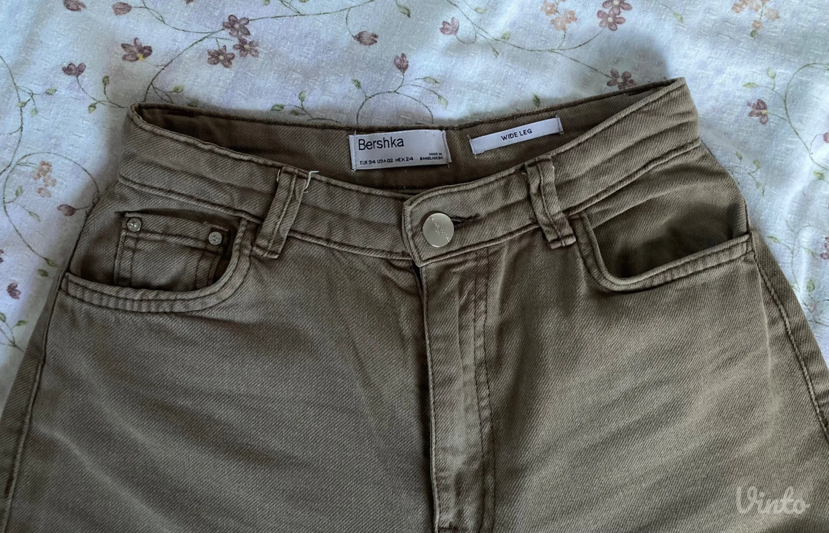 Bershka braon pantalone