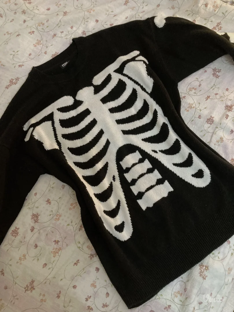 New Yorker skeleton dzemper