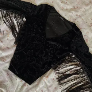 Bershka plisani top sa resama