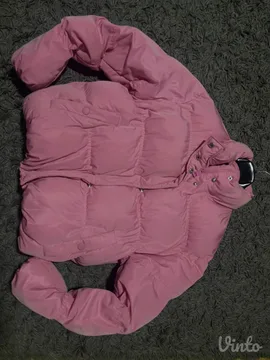 Oversized ženska roze jaknica