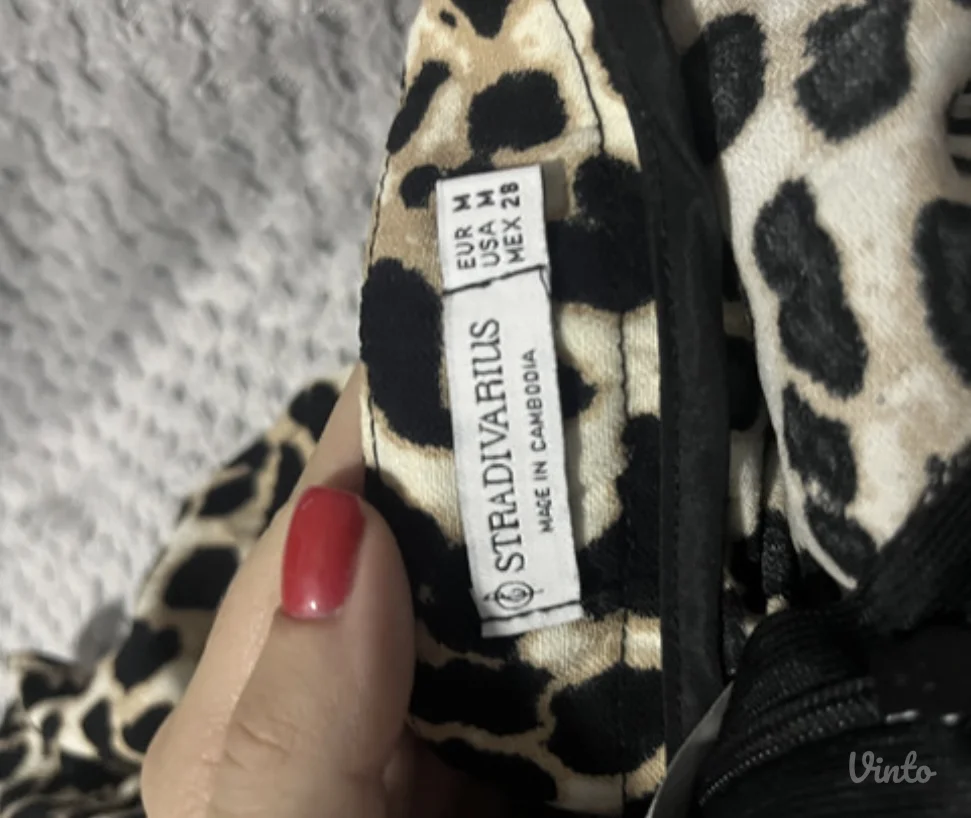 Stradivarius leopard suknjica(sorc)