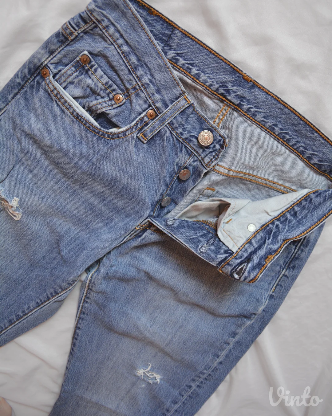 Levi's 501 "Tapered" farmerice
