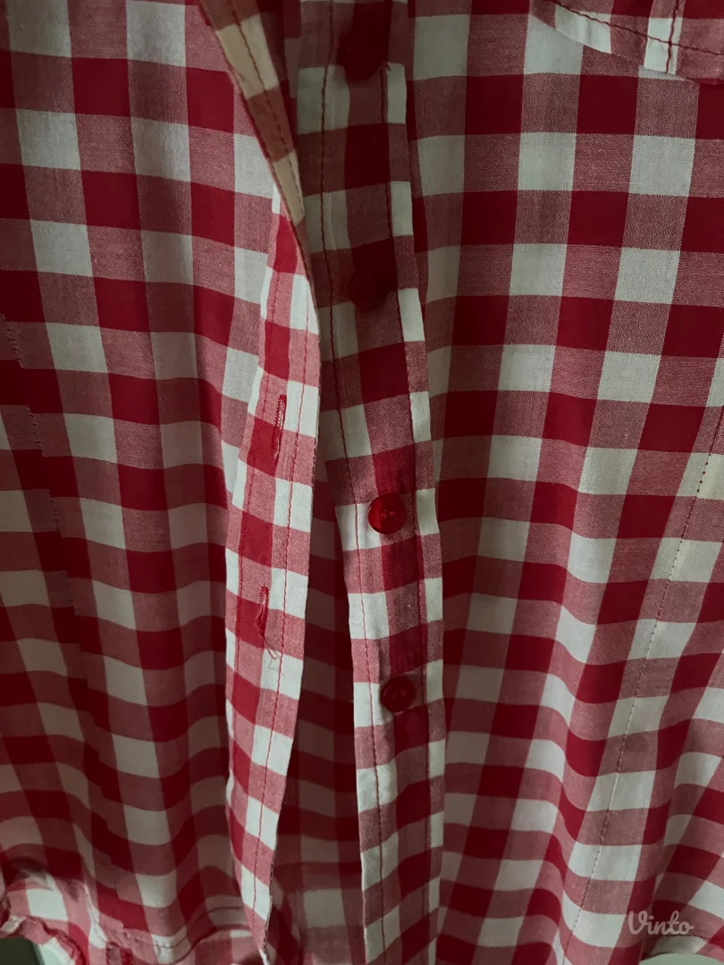 Karirana oversized košulja