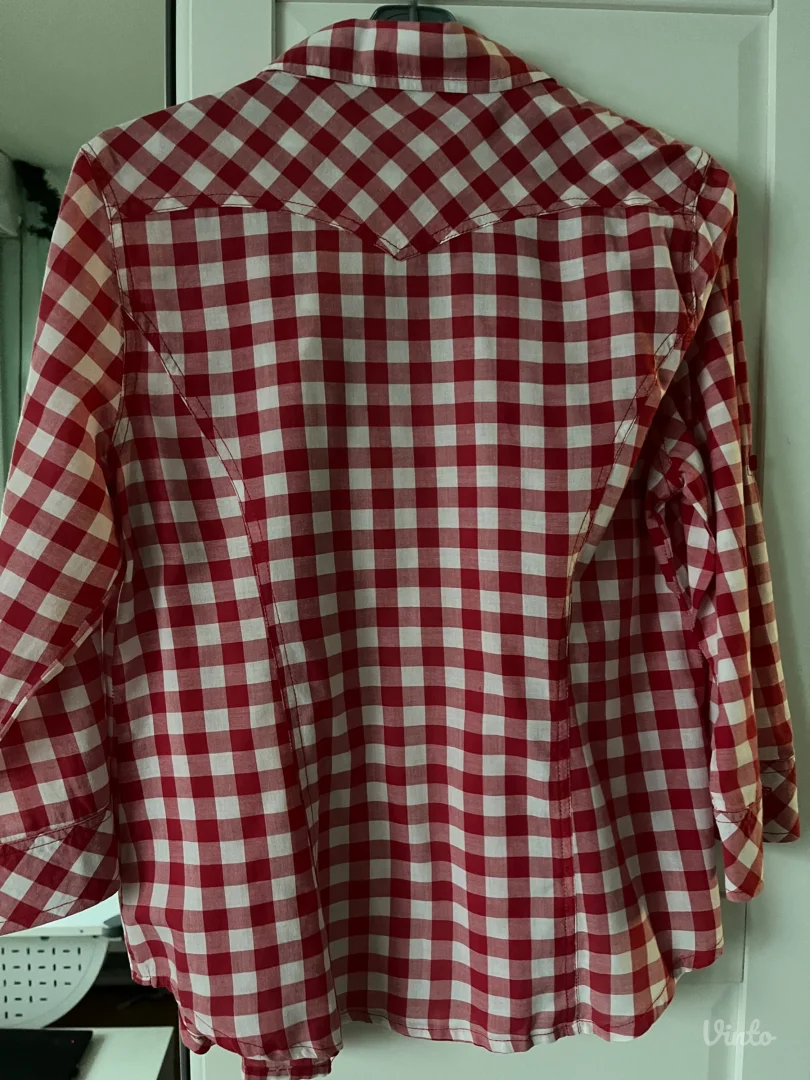 Karirana oversized košulja