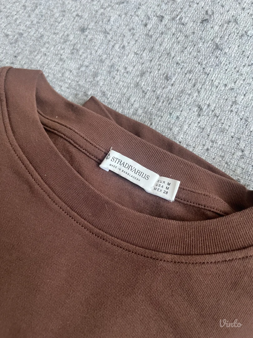 Braon majca na kratke rukave