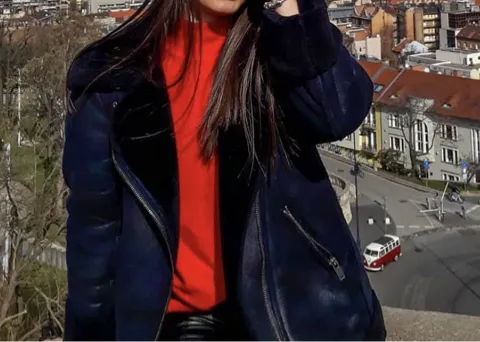 Crna zenska jakna