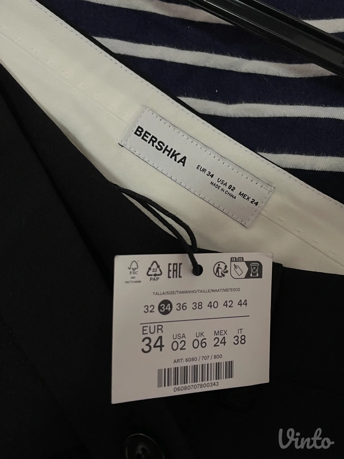 NOVA Bershka suknja 34