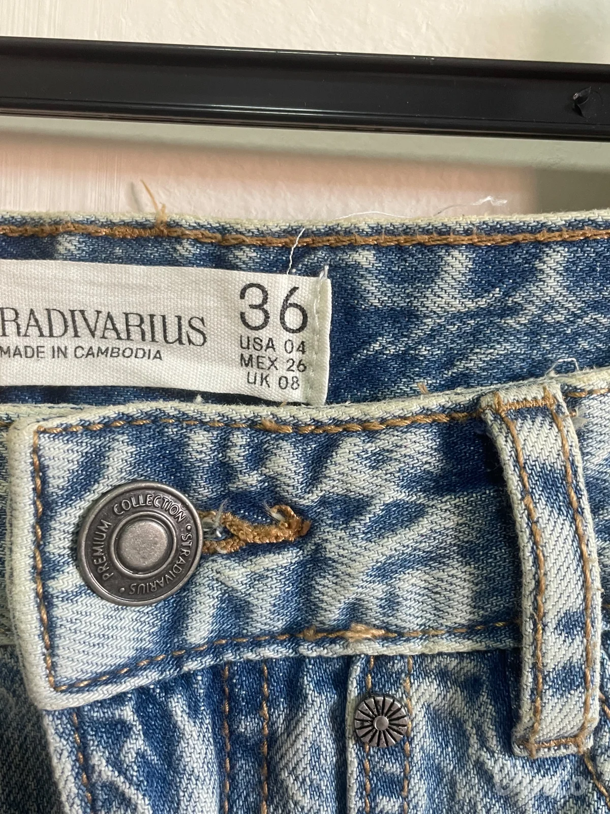 Stradivarius teksas suknja