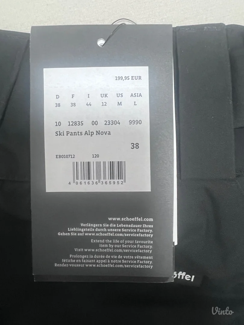 Ski pantalone