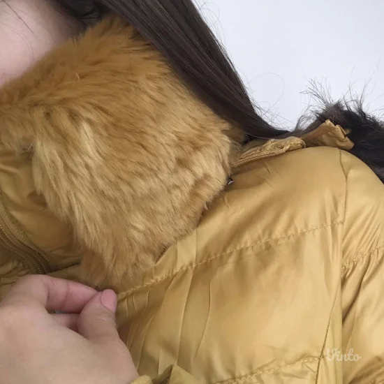 Oker duža zimska jakna, S veličina