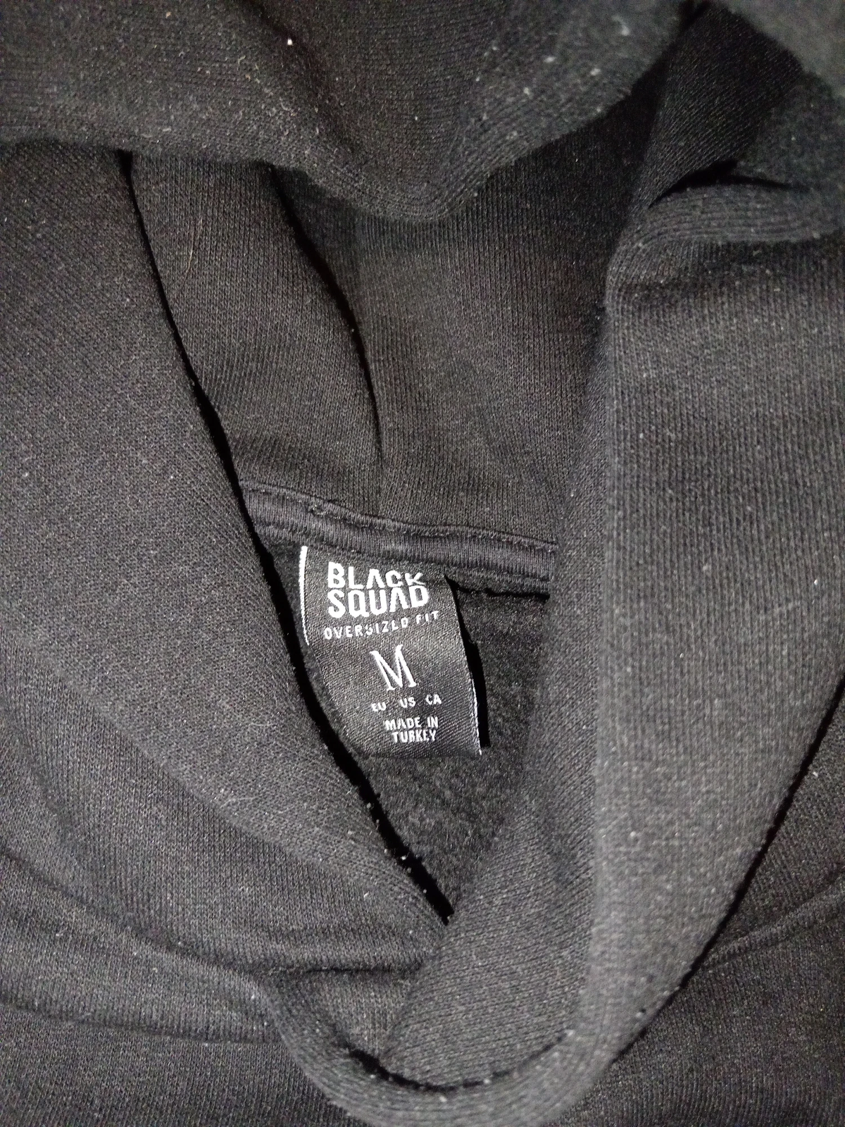 Black Squad "Phobia" crni duks sa kapuljačom / Vel. M (Oversized)