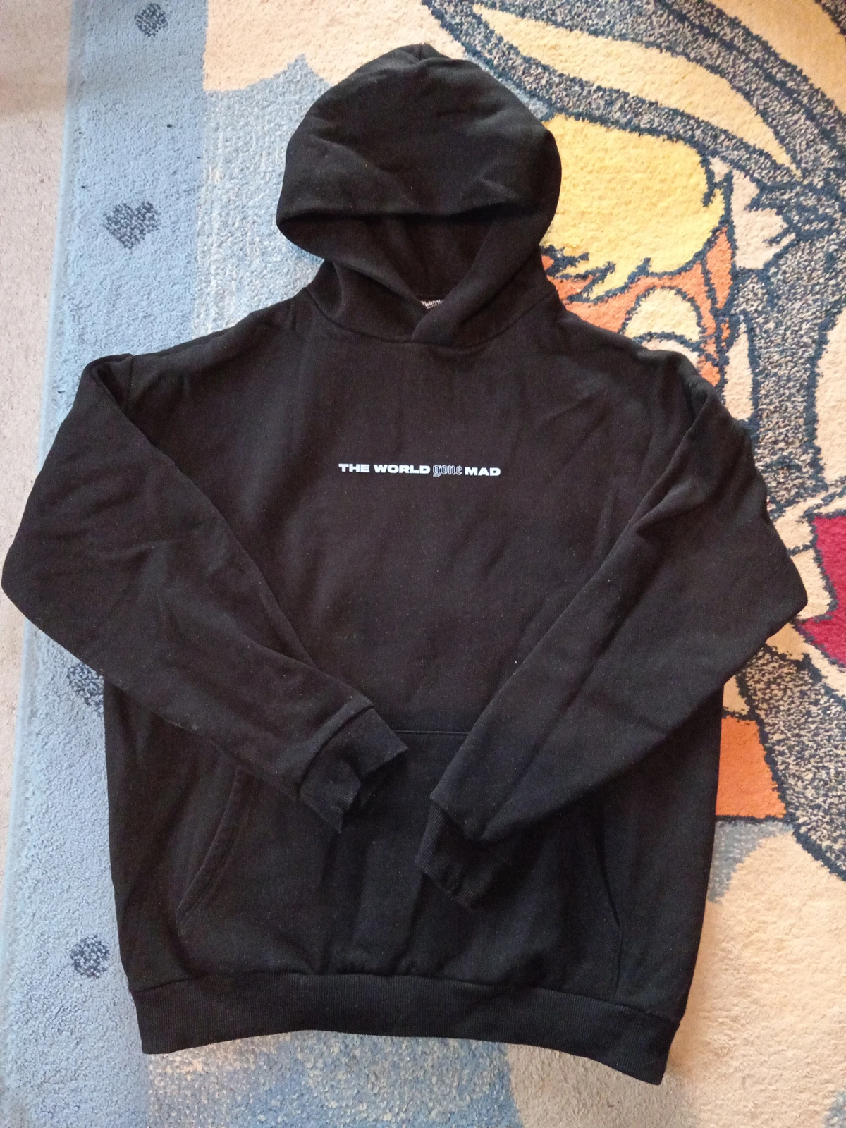 Black Squad "Phobia" crni duks sa kapuljačom / Vel. M (Oversized)