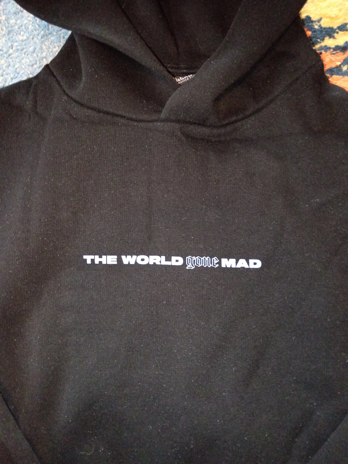 Black Squad "Phobia" crni duks sa kapuljačom / Vel. M (Oversized)