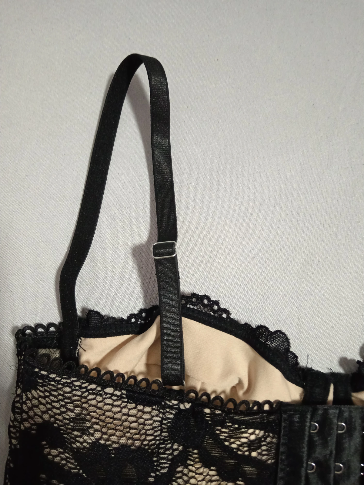 Shein crni čipkani korset / Vel. XS
