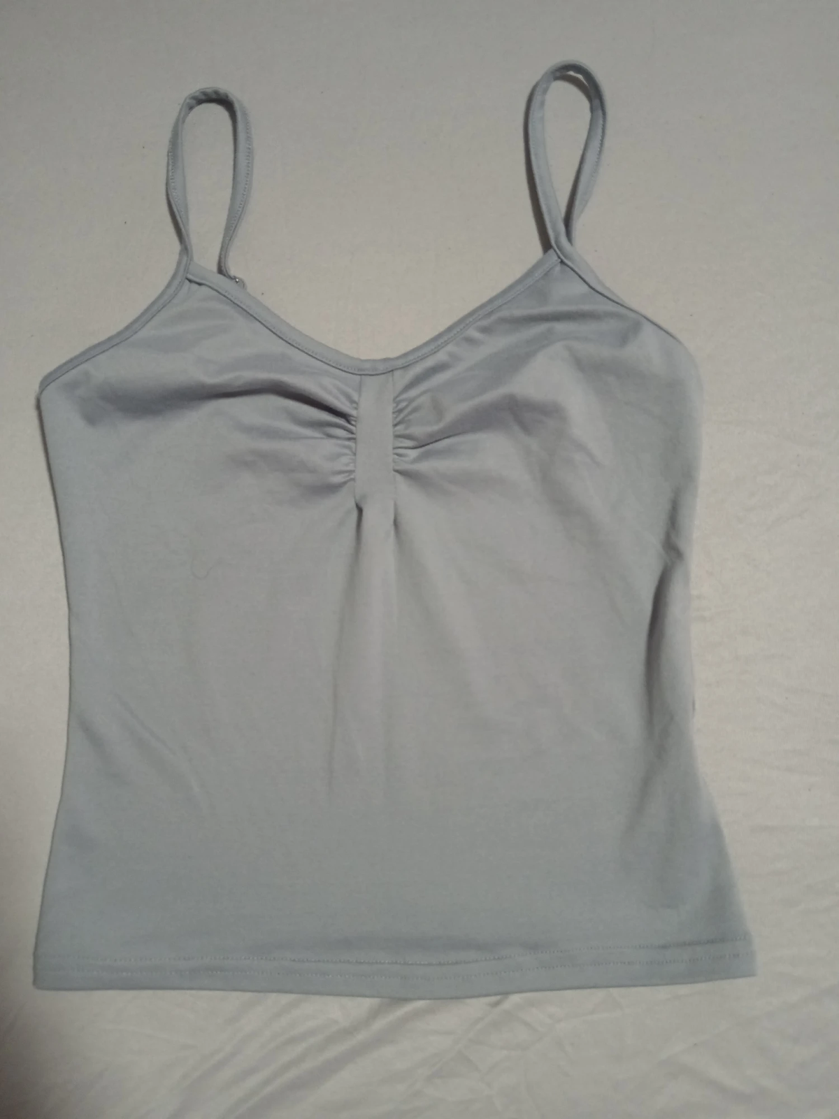 Shein sivi top sa naborima / Vel. XS