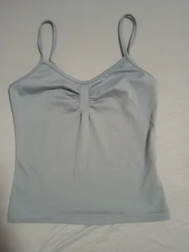 Shein sivi top sa naborima / Vel. XS