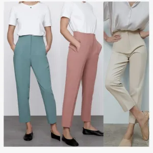 Zara pantalone duboki struk sa etiketom