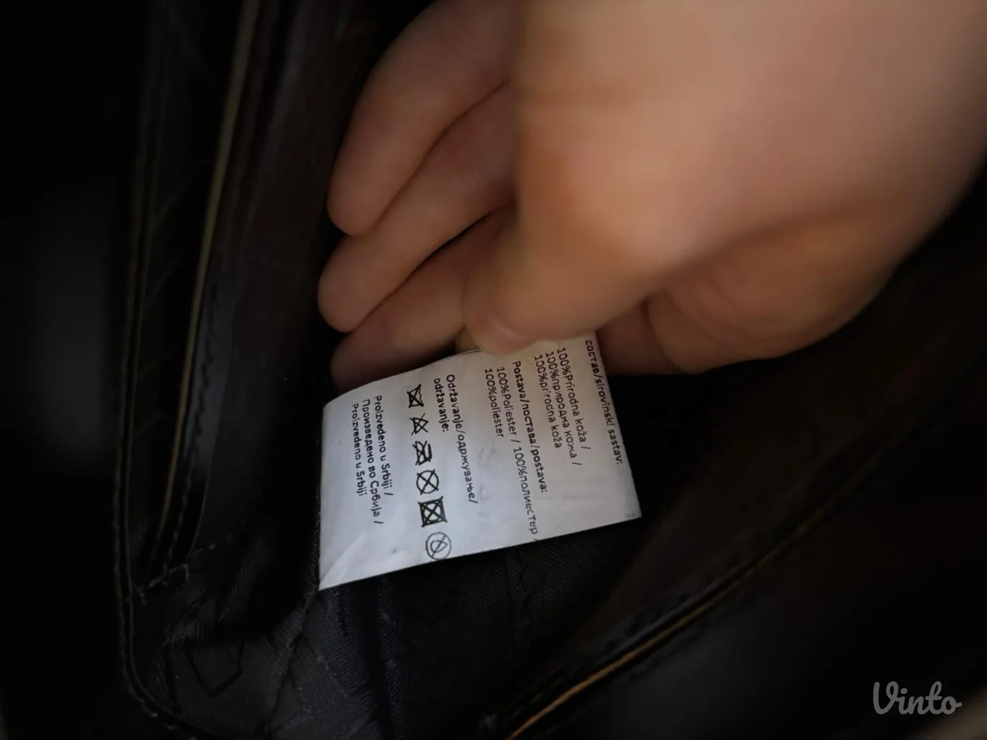 Mona - crna ženska torbica