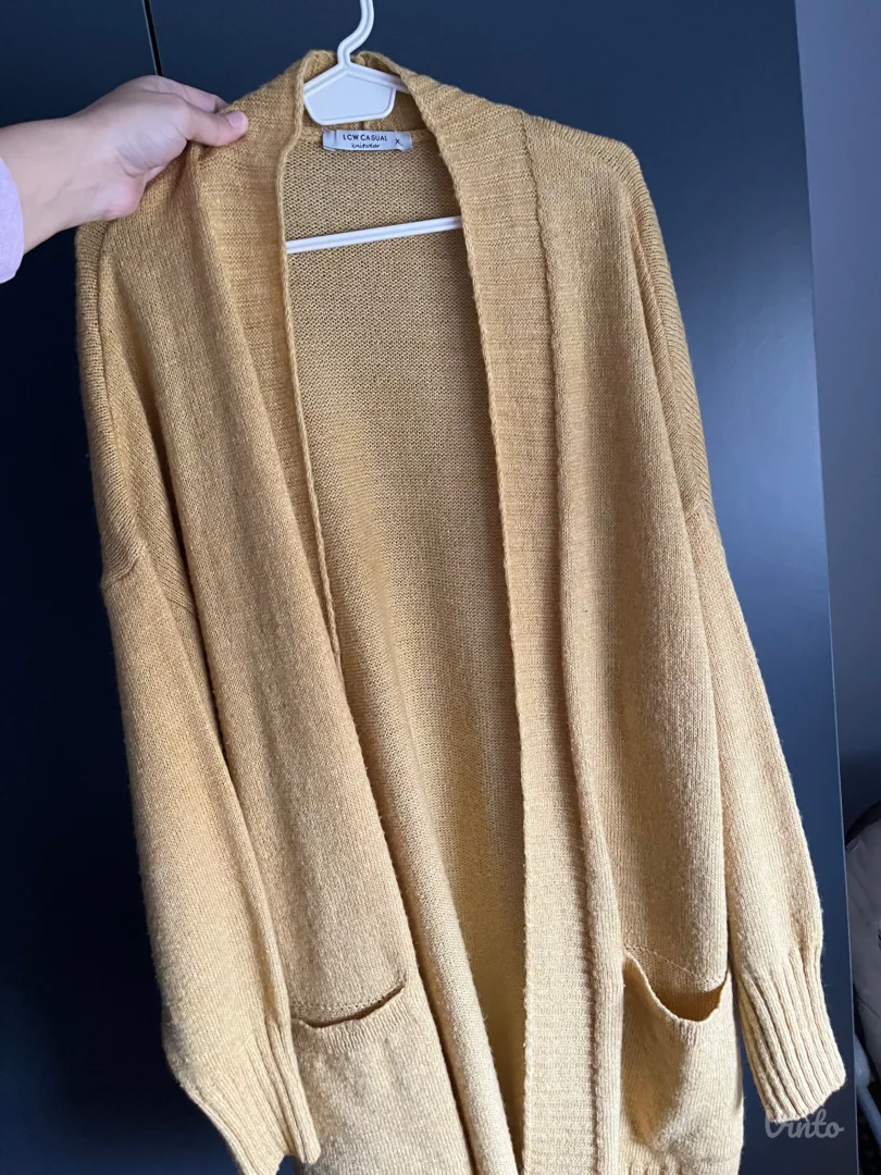 Waikiki - zuti dugi zenski kardigan