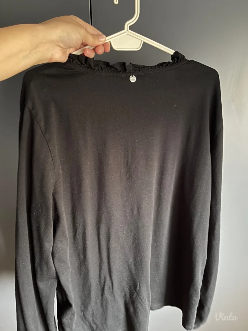 Tom Tailor - crna zenska bluza XL