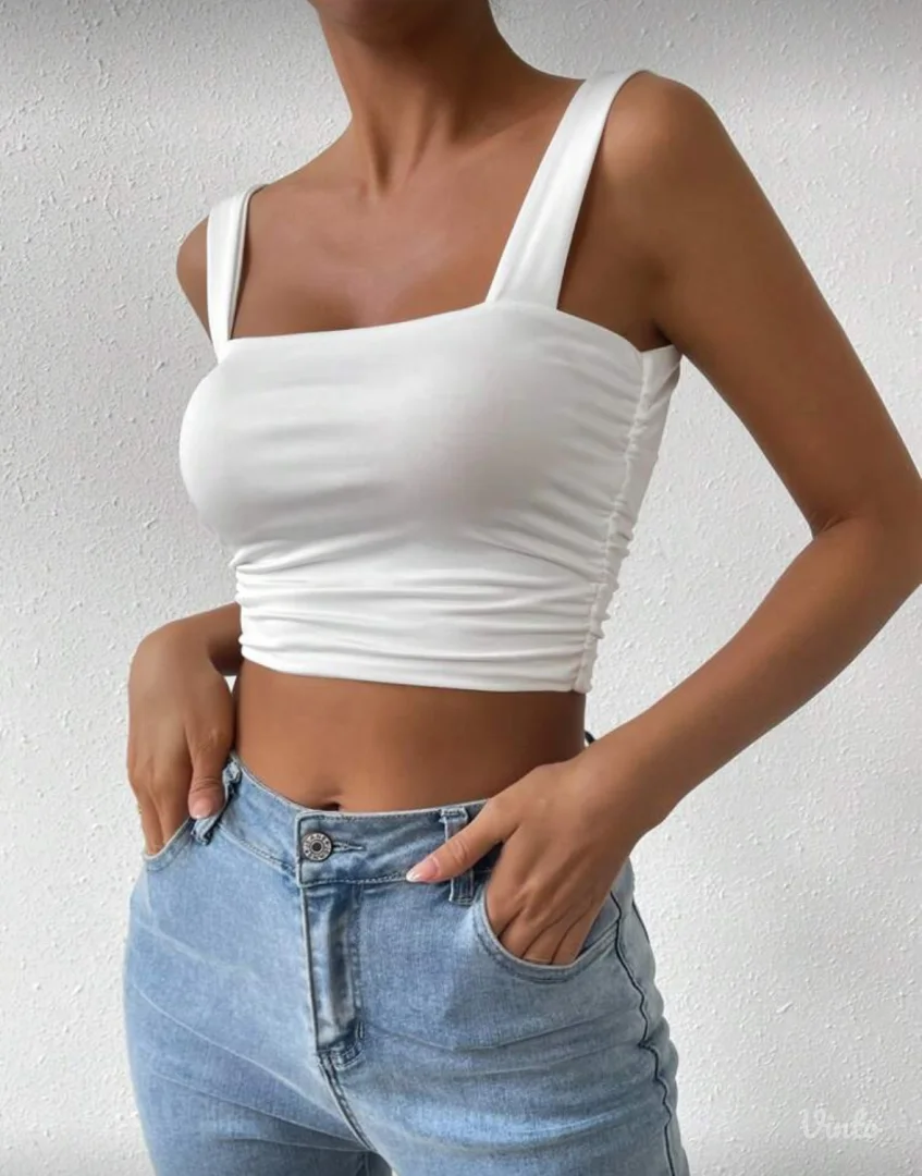 NOVO Shein M vel beli top na bretele