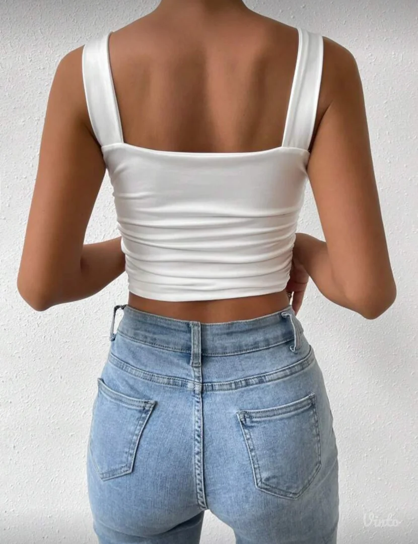 NOVO Shein M vel beli top na bretele